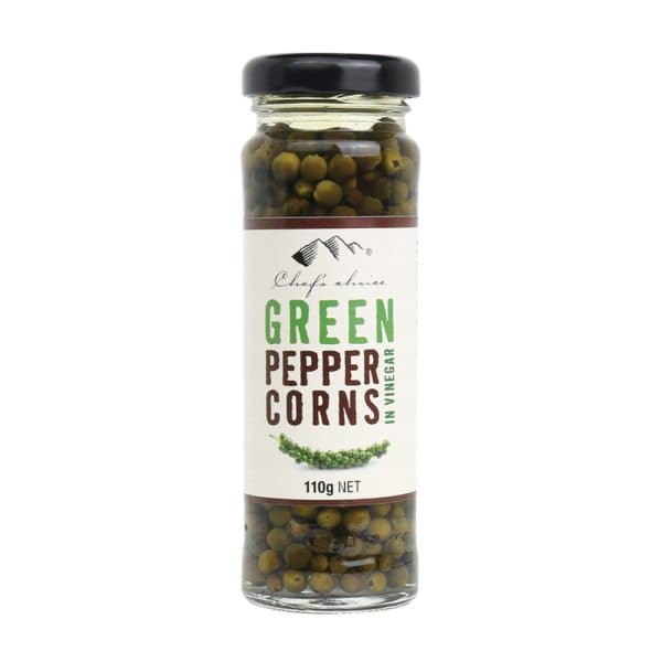 Green Peppercorns in Vinegar