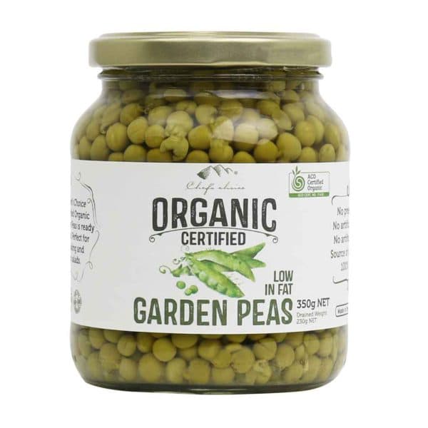 Certified Organic Garden Peas