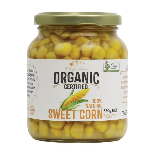 Certified Organic Sweet Corn