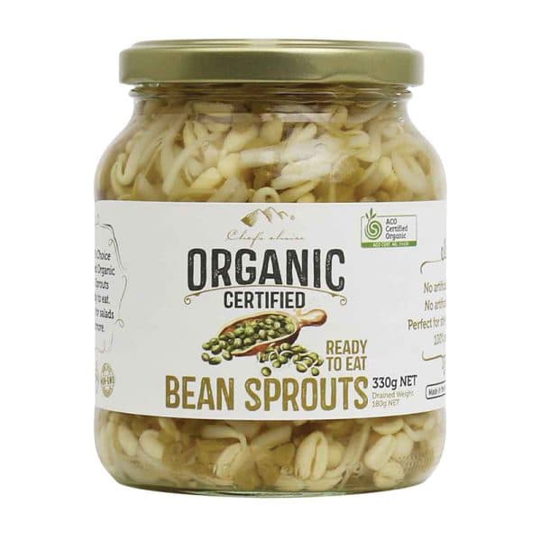 Certified Organic Bean Sprouts