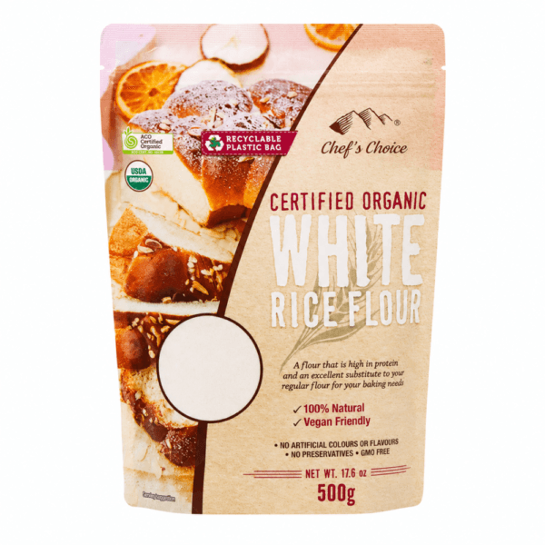 Certified Organic White Rice Flour