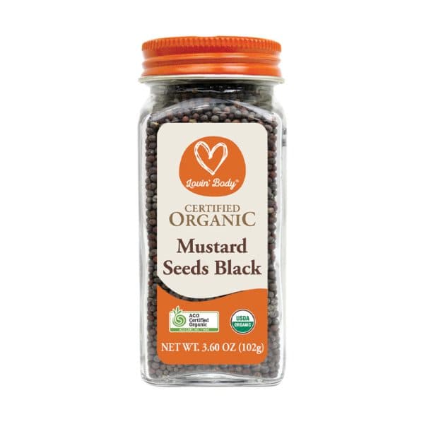 Certified Organic Mustard Seeds Black