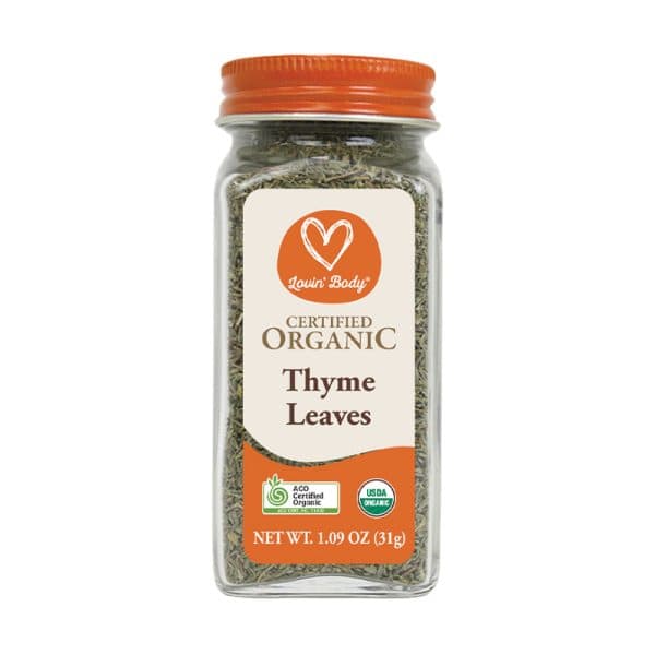 Certified Organic Thyme Leaves