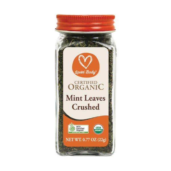 Certified Organic Mint Leaves Crushed