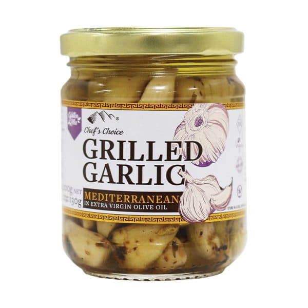 Mediterranean Grilled Garlic