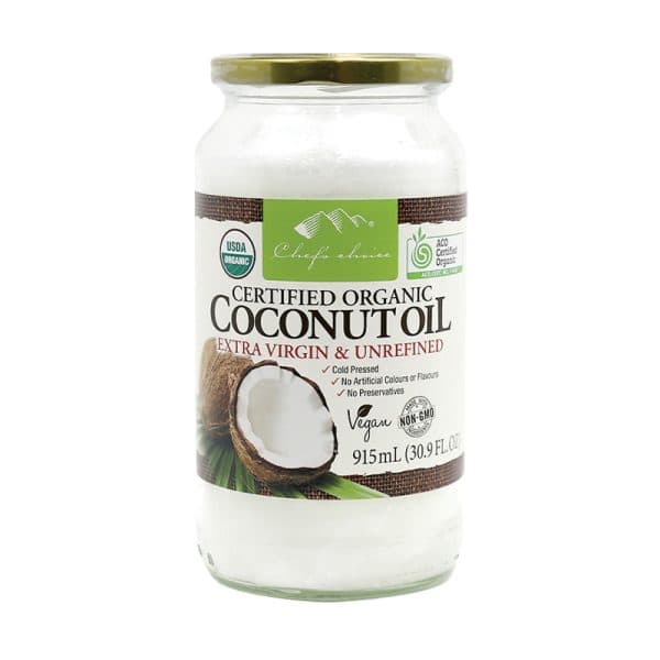 Certified Organic Coconut Oil Extra Virgin & Unrefined