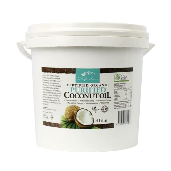 Certified Organic Purified Coconut Oil