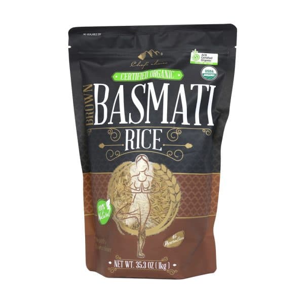 Certified Organic Brown Basmati Rice