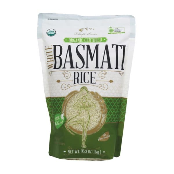 Certified Organic White Basmati Rice
