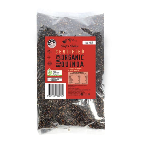 Certified Organic Black Quinoa