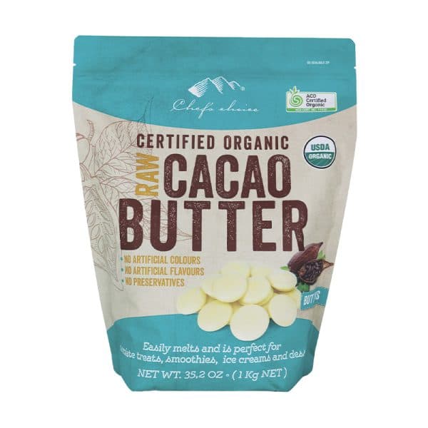Certified Organic Raw Cacao Butter