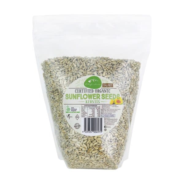 Certified Organic Sunflower Seeds Kernels