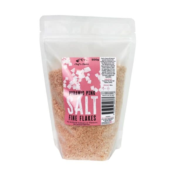 Pink Pyramid Sea Salt Flakes
