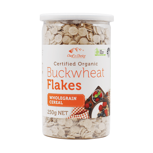 Certified Organic Buckwheat Flakes Wholegrain Cereal