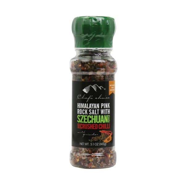 Himalayan Pink Rock Salt with Szechuan pepper & Crushed Chilli โ Grinder