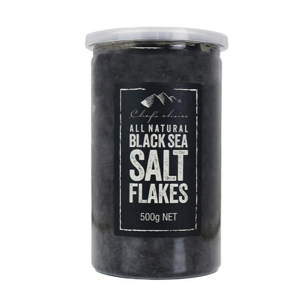 All Natural Black Sea Salt Flakes