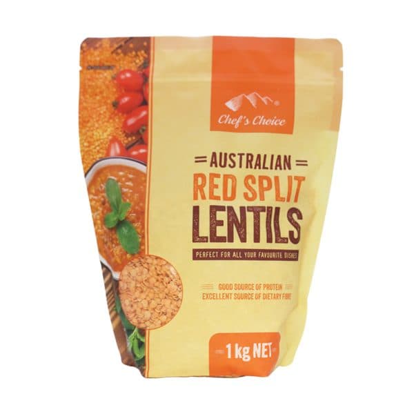 Australian Red Split Lentils