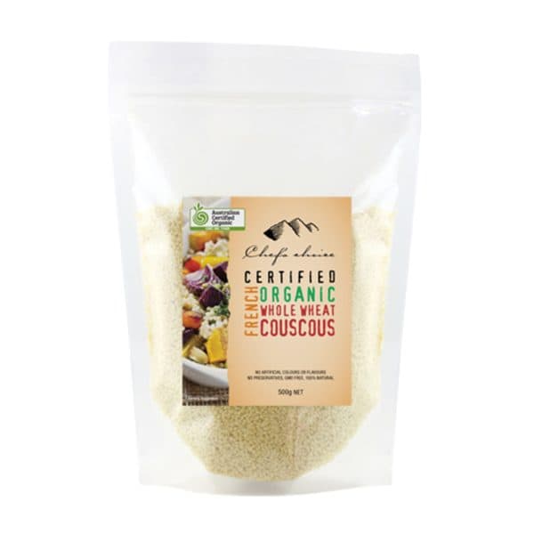 Certified Organic French Whole Wheat Couscous