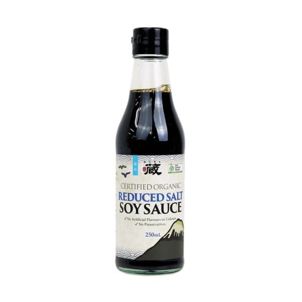 Certified Organic Reduced Salt Soy Sauce