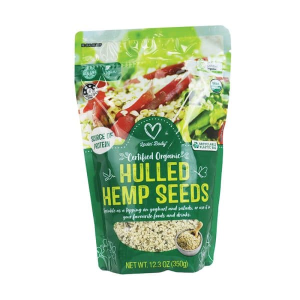 Certified Organic Hulled Hemp Seed