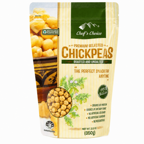 Premium Selected Chickpeas – Roasted & Unsalted