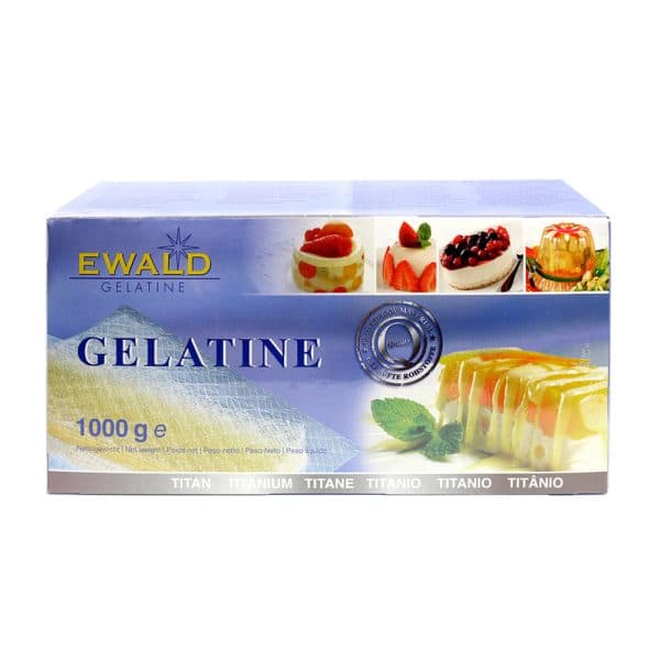 Ewald Gelatine Leaf Titanium