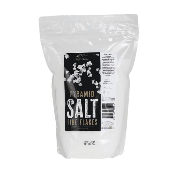 Fine White Pyramid Sea Salt Flakes