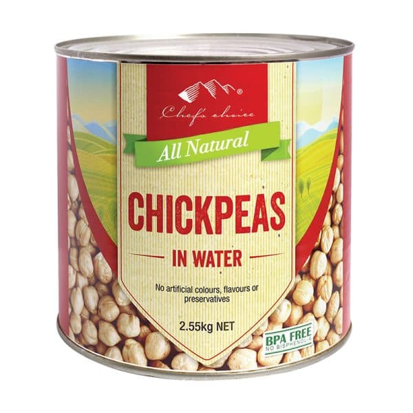 All Natural Chickpeas in Water