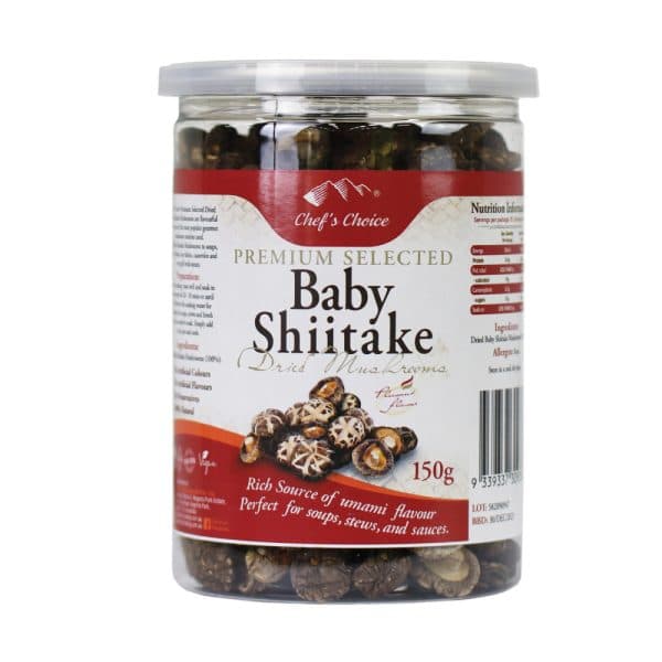 Premium Selected Dried Baby Shiitake Mushrooms