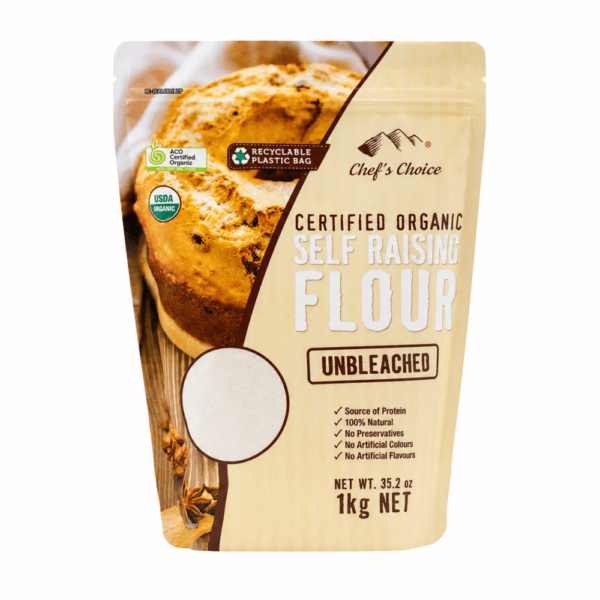 Certified Organic Self Raising Flour – Unbleached